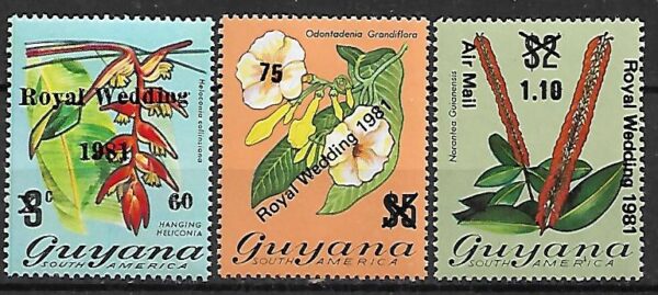 KWIATY GUYANA MI.677-679**