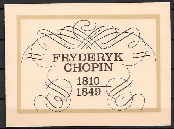 WSPÓLNE WYDANIE FRYDERYK CHOPIN  MI.3428 KASOWANY KARNET - obrazek 2