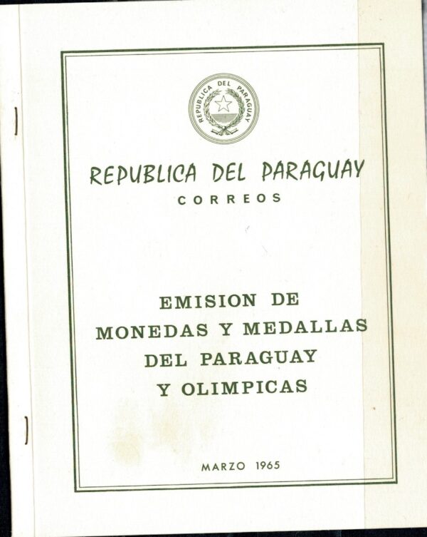 OLIMPIADA SPORTOWA PARAGWAJ MI.BL.68I** W KARNECIE