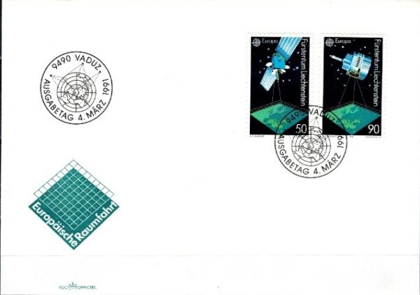 FDC EUROPA CEPT LIECHTENSTEIN MI.1011-1012