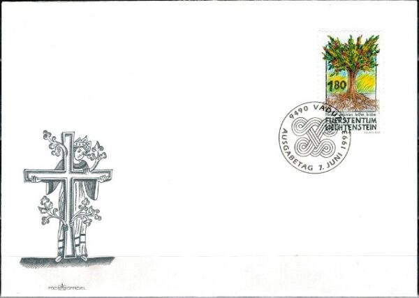 FDC FLORA LIECHTENSTEIN MI.1064