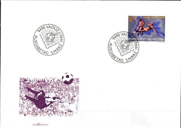 FDC MUNDIAL LIECHTENSTEIN MI.987