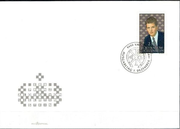 FDC SŁAWNI LUDZIE LIECHTENSTEIN MI.1053