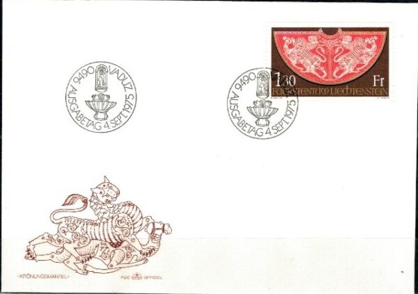 FDC ARCHITEKTURA LIECHTENSTEIN MI.634