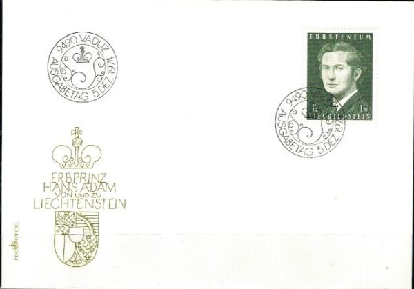 FDC KSIĄŻE LIECHTENSTEIN MI.615