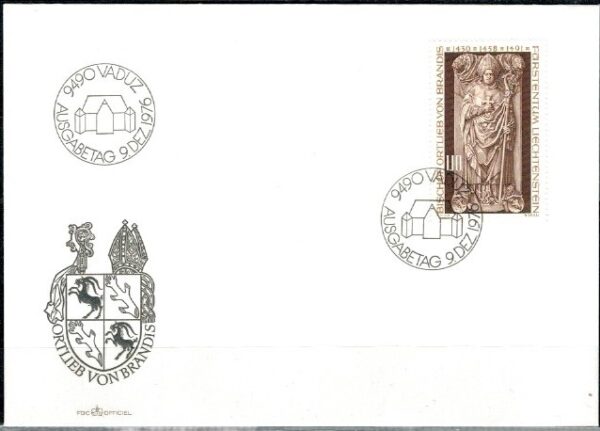 FDC RELIGIA LIECHTENSTEIN MI.666