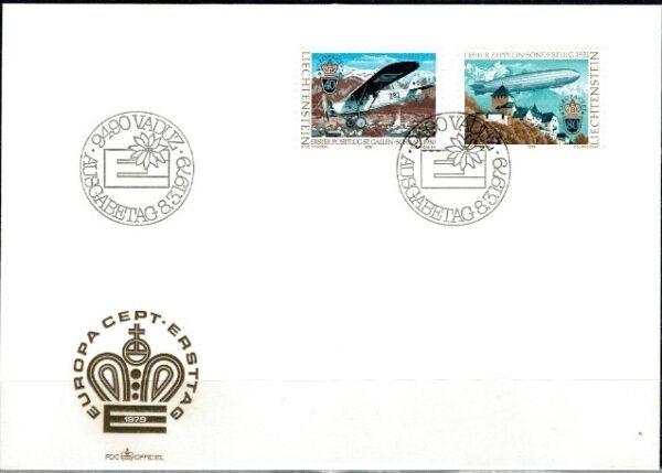 FDC EUROPA CEPT LIECHTENSTEIN MI.723-724