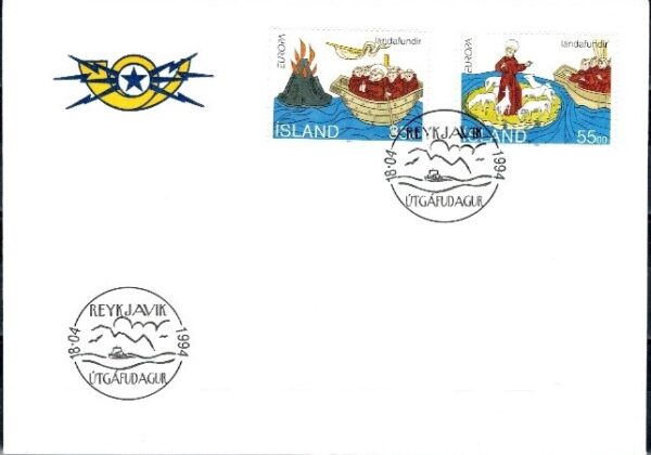 FDC EUROPA ISLANDIA MI.800-801