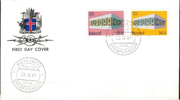 FDC EUROPA CEPT ISLANDIA MI.428-429