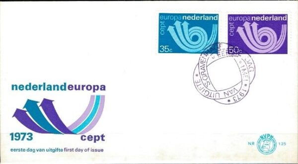 FDC EUROPA CEPT HOLANDIA MI.1011-1012