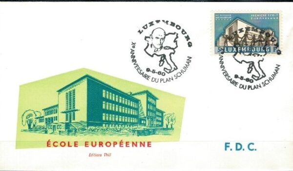 FDC PIERWSZA SZKOŁA EUROPEJSKA LUXEMBURG MI.621