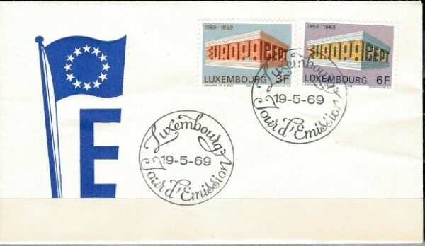 FDC EUROPA CEPT LUXEMBURG MI.788-789