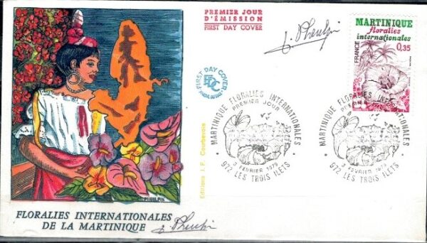 FDC KWIATY FRANCJA MI.2141