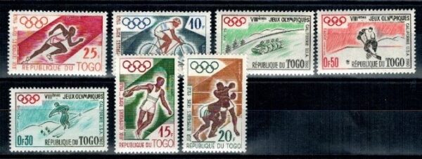 OLIMPIADA SPORTOWA TOGO MI.276-282**