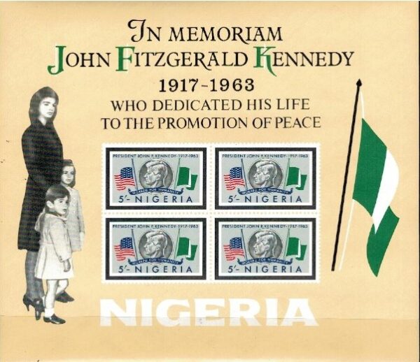 J.F.KENNEDY NIGERIA MI.BL.3**