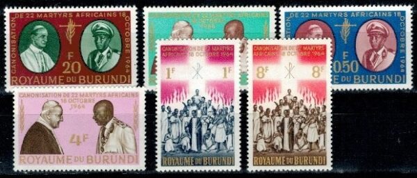 RELIGIA BURUNDI MI.119-124A**